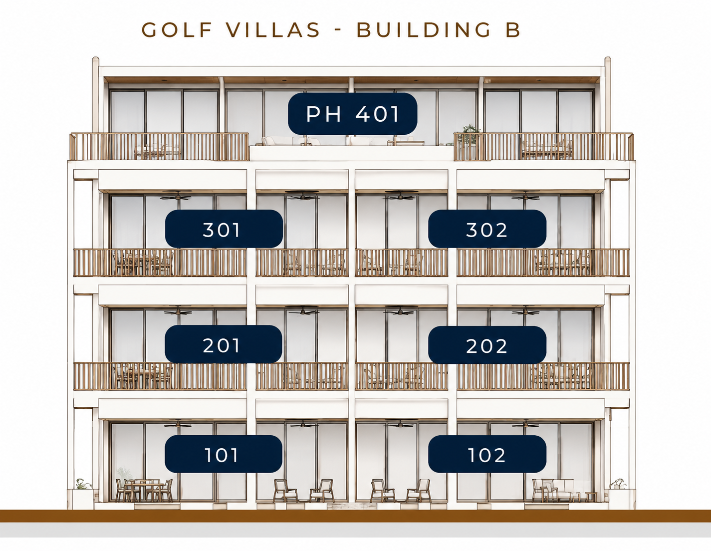 Litibu Bay Club | Punta Mita | Golf Penthouse